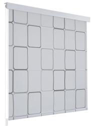 Jaluzea roletă de duș, model pătrate, 120x240 cm (142849)