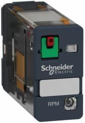 Schneider Electric RPM12B7 RPM teljesítményrelé, 1CO, 15A, 24VAC, tesztgombbal, LED-del Harmony Electromechanical Relays (RPM12B7)