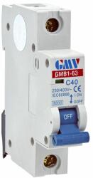 Gmv GMV GMB1-63.1PC40 Kismegszakító 1 pólus C 40A kismegszakító (000036T)