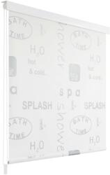  Roletă perdea de duș 160x240 cm imprimeu splash (142875) Perdea de dus