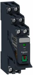 Schneider Electric RXG22B7PV Harmony RXG Interfész relé foglalattal, 2CO, 5A, 24VAC, tesztgomb, LED Harmony Electromechanical Relays (RXG22B7PV)