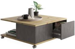 FMD măsuță de cafea mobilă, stejar artizanal (437010) - eishop Masa de cafea