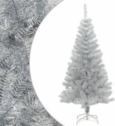 Pom de crăciun artificial cu suport, argintiu, 150 cm, pet (321012)