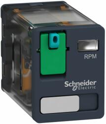 Schneider Electric RPM21BD Harmony RPM teljesítményrelé, 2CO, 15A, 24VDC, tesztgomb Harmony Electromechanical Relays (RPM21BD)