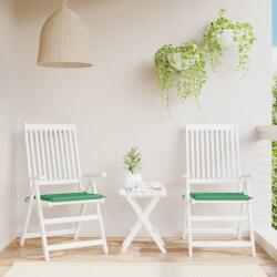  Perne scaune de grădină 2 buc. verde 50x50x3 cm țesătură oxford (47598)