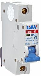 Gmv GMV GMB1-63.1PC50 Kismegszakító 1 pólus C 50A kismegszakító (000038T)