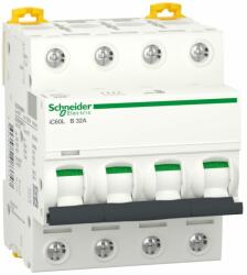 Schneider Electric A9F93432 ACTI9 iC60L kismegszakító, 4P, B, 32A, monokonnekt kismegszakító (A9F93432)