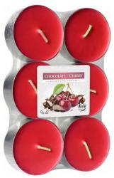 BISPOL Set lumânări Chocolate Cherry - Bispol Chocolate Cherry Maxi Scented Candles 6 buc