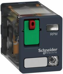 Schneider Electric RPM22F7 Dugaszolható teljesítményrelé, 15 A, 2 CO, LED-es, 120 V AC Harmony Electromechanical Relays (RPM22F7)