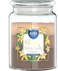 BISPOL Lumânare parfumată Vanilie sălbatică - Bispol Aura Scented Candle Wild Vanilla 500 g