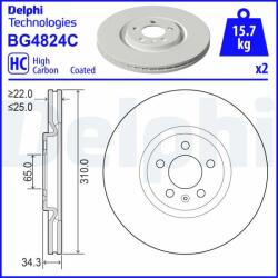 DELPHI Disc frana DELPHI BG4824C (BG4824C)