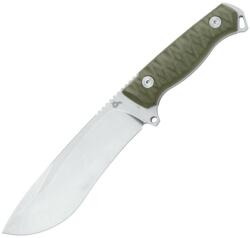 FOX KNIVES Black Fox Golem Fixed Knife, Bld Steel D2 Stonewash, Od Green G10 Handle Bf-757 Od (bf-757 Od)