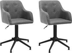 vidaXL 2 buc gri deschis 330402