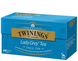 TWININGS Ceai Negru Lady Grey 25 plicuri