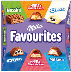 Milka Favourites csokoládé válogatás - 159g - kamraellato