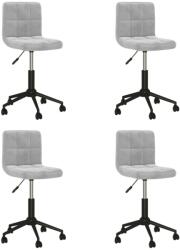 vidaXL 4 buc gri deschis 3087760