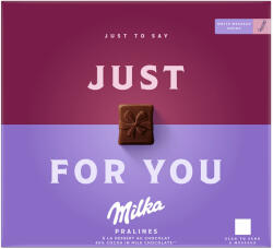 Milka Just for You magas kakaótartalmú tejcsoki praliné kakaós krémmel-110g - kamraellato