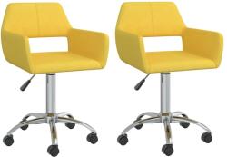 vidaXL 2 buc galben 330326