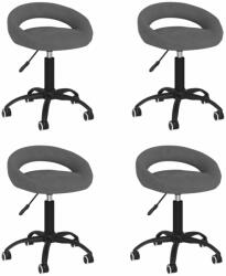 vidaXL 4 buc gri închis 3085843