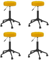 vidaXL 4 buc galben muștar 3085544