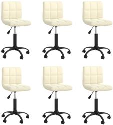vidaXL 6 buc crem 3087584