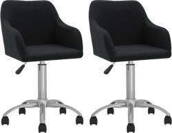 vidaXL 2 buc negru 330635