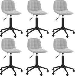 vidaXL 6 buc gri deschis 3086888