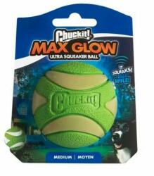 Chuckit! Max Glow Ultra Squeaker Labda (M) - kutyakajas