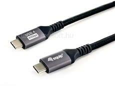 Equip Kábel - 128381 (USB4 Gen3, A-A kábel, apa/apa, 8K/60Hz, 40Gbps, PD3.1 240W, 1, 2m) (EQUIP_128381) (EQUIP_128381)