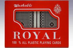 Kokiska Cărți de poker 100% plastic, set de 2 buc (4704010)