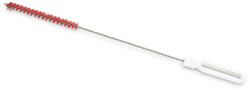 IGEAX élelmiszeripari kémcső-, és üvegtisztító kefe, átmérő 10mm, hossz 50cm, piros (1041R)