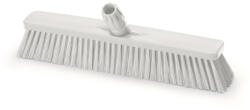 IGEAX élelmiszeripari tolóseprű, partvis fej, 45cm, 0, 75mm kemény sörtével, fehér (1009WT)