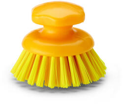 IGEAX élelmiszeripari ergonómikus kézi súroló kefe kerek sárga, 0, 5mm közepes sörtével (1012YM)