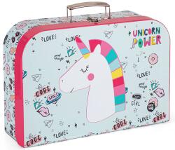 KARTON P+P Gyermek laminált bőrönd - 34 cm - Unicorn Love (5-66323)