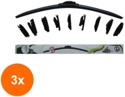 KONTAKT Set 3 x Stergator de Parbriz, Plat 480 mm, Kontakt (DEM-3xMDR-78030)