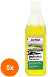 Sonax Set 5 x Lichid de Parbriz Concentrat 1: 10, Parfum de Lamaie, 250 ml, Sonax (DEM-5xMDR-260200)