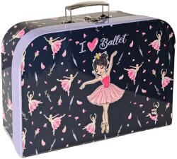 KARTON P+P Gyermek laminált bőrönd - 34 cm - balerina (3-02023)