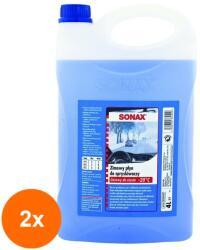 Sonax Set 2 x Lichid de Parbriz Anti-Inghet -20 Grade C, Gata de Utilizare, 4 l, Sonax (DEM-2xMDR-332400)
