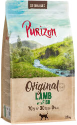 Purizon 2, 5kg Purizon Sterilised Adult bárány & hal gabonamentes száraz macskatáp