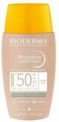 BIODERMA Színezett védő fluid természetes smink hatásával SPF 50 Photoderm Nude Touch Mineral 40 ml (Árnyalat Light)
