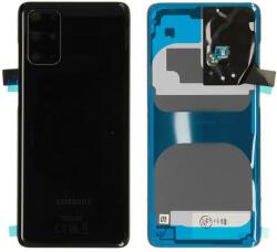 Samsung GH82-22032E Gyári Samsung Galaxy S20 Plus Fekete akkufedél hátlap, burkolati elem, kamera lencse (GH82-22032E)