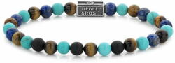 Rebel & Rose Gyöngy karkötő Mix Turquoise 925 RR-6S006-S (Méret 16, 5 cm - S)