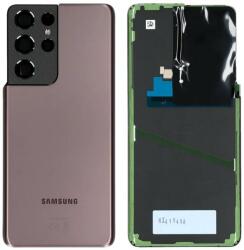 Samsung GH82-27283E Gyári Samsung Galaxy S21 Ultra Barna akkufedél hátlap, burkolati elem, kamera lencse ( Phantom Brown) (GH82-27283E)
