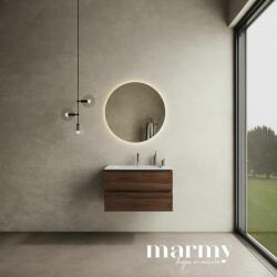 MARMY CODE 80 függesztett alsószekrény, 2 fiók, laminált Hazel szín, króm fogantyú 80x46x50 - 90 10 08 22 10 88 (90 10 08 22 10 88)