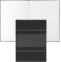 HUGO BOSS jegyzetfüzet A/5 pontozott Essential Gear matrix fekete-szürke (HB4355)