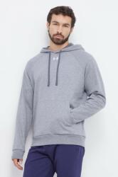 Under Armour felső Rival Fleece szürke, sima, kapucnis, 1379757 - szürke S