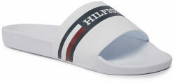 Tommy Hilfiger Papucs Tommy Hilfiger Corporate Hilfiger Pool Slide FM0FM04911 White YBS 41 Férfi