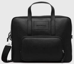 Giorgio Armani bőr táska fekete - fekete Univerzális méret - answear - 162 990 Ft