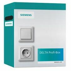 Siemens 5TA2156-0KA (100db) - Delta 106 váltókapcsoló betét 5TA2156 + 1-bill. fehér 5TG6201 titánfehér (5TA2156-0KA)