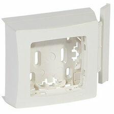 Legrand Oteo csatorna-szerelvénykeret 12, 5mm mély csatornára 1-es kezeletlen műanyag fényesfehér DLP mini LEGRAND - 031405 (031405)